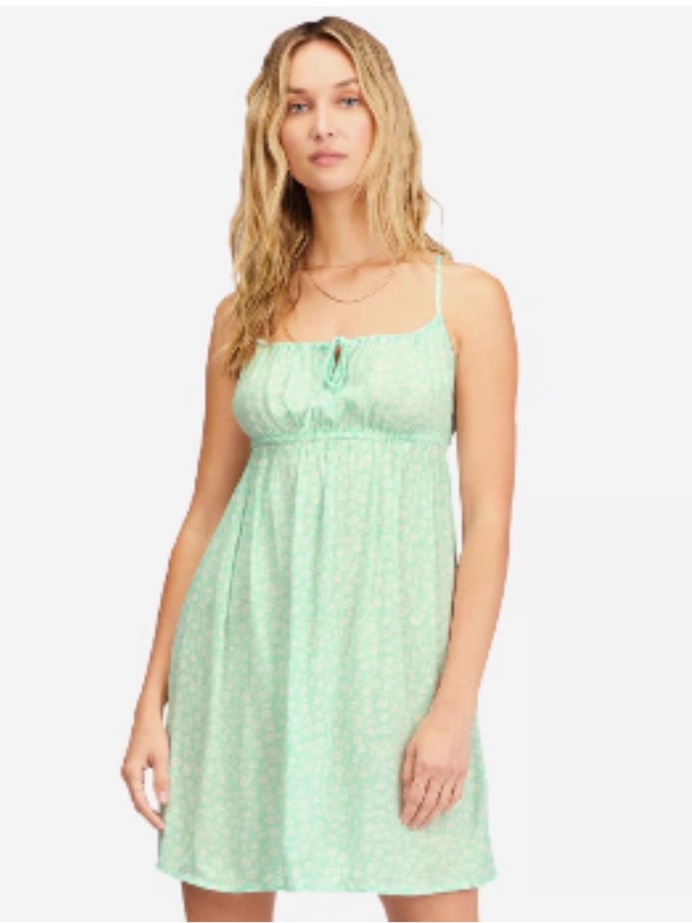 Light Mint Green Spaghetti Strap Sundress Size S